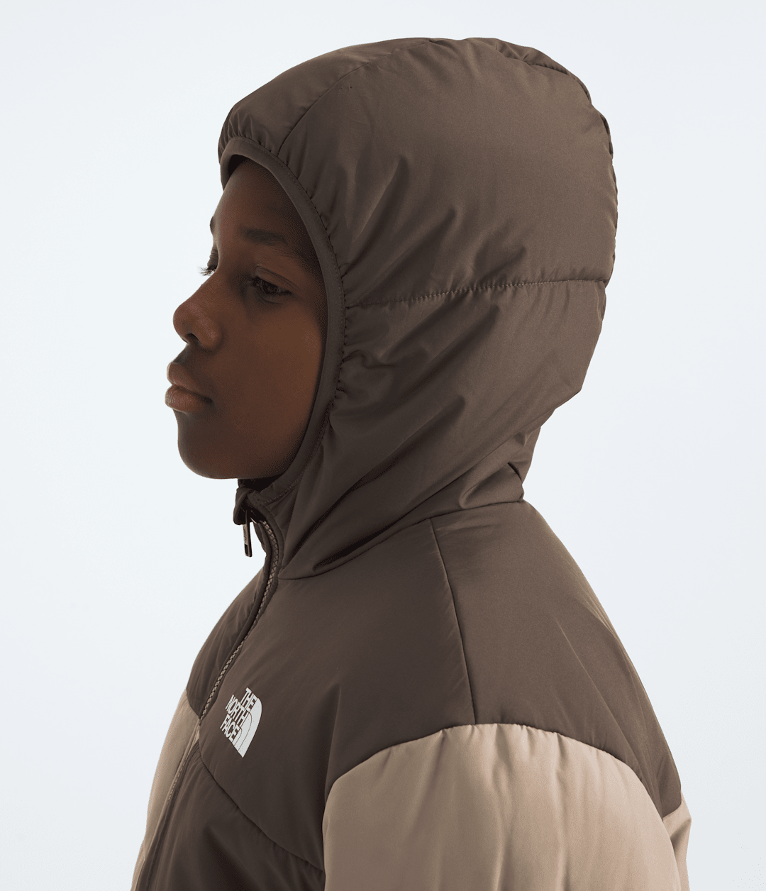 Boys’ Reversible Shasta Full-Zip Hooded Jacket Mushroom Grey/Smokey Brown