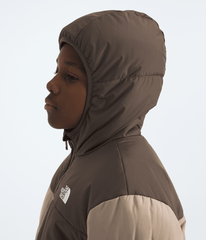 Boys’ Reversible Shasta Full-Zip Hooded Jacket Mushroom Grey/Smokey Brown
