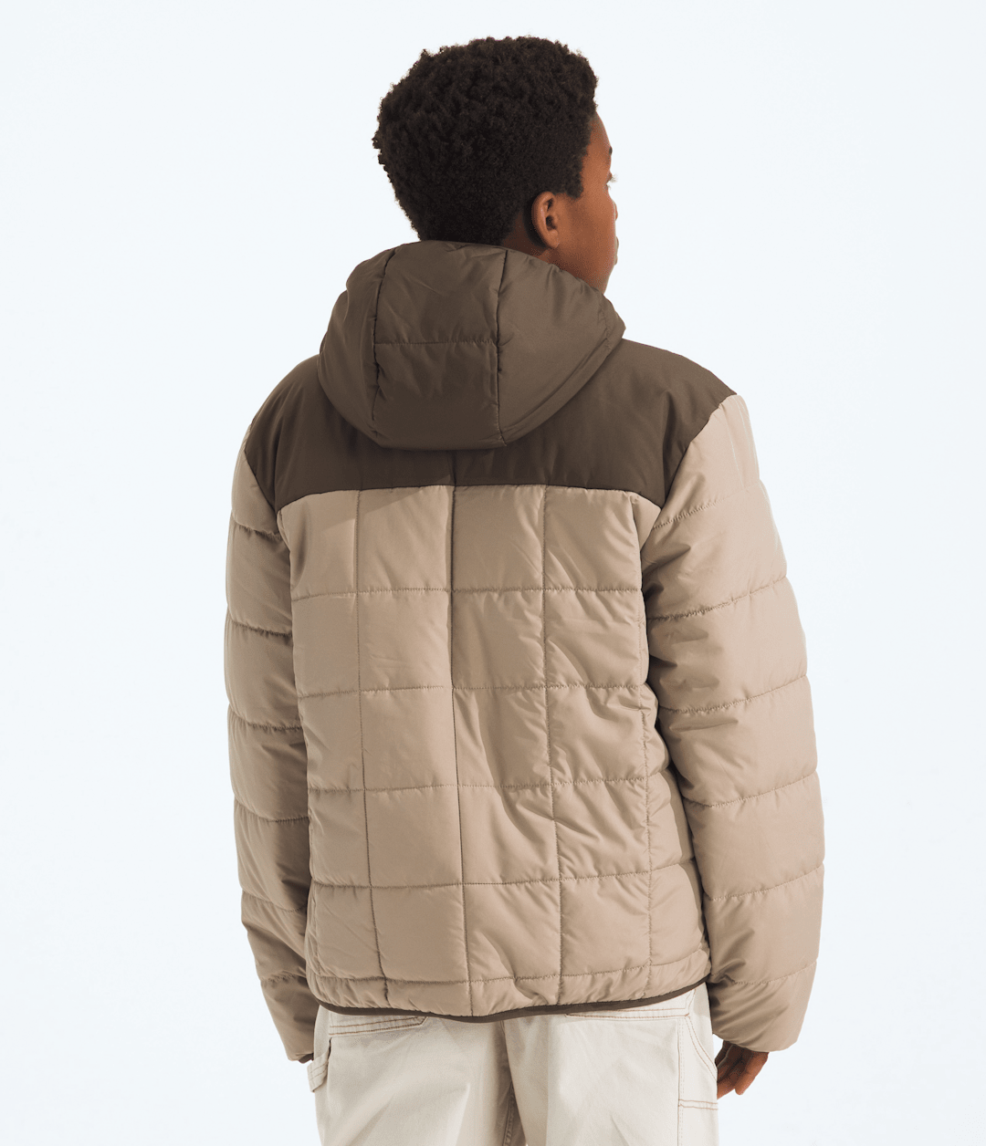Boys’ Reversible Shasta Full-Zip Hooded Jacket Mushroom Grey/Smokey Brown