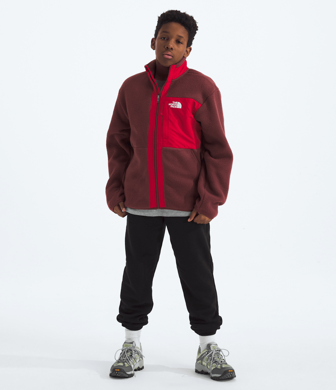 Boys’ Yumiori Full-Zip Jacket Sumac/TNF Red