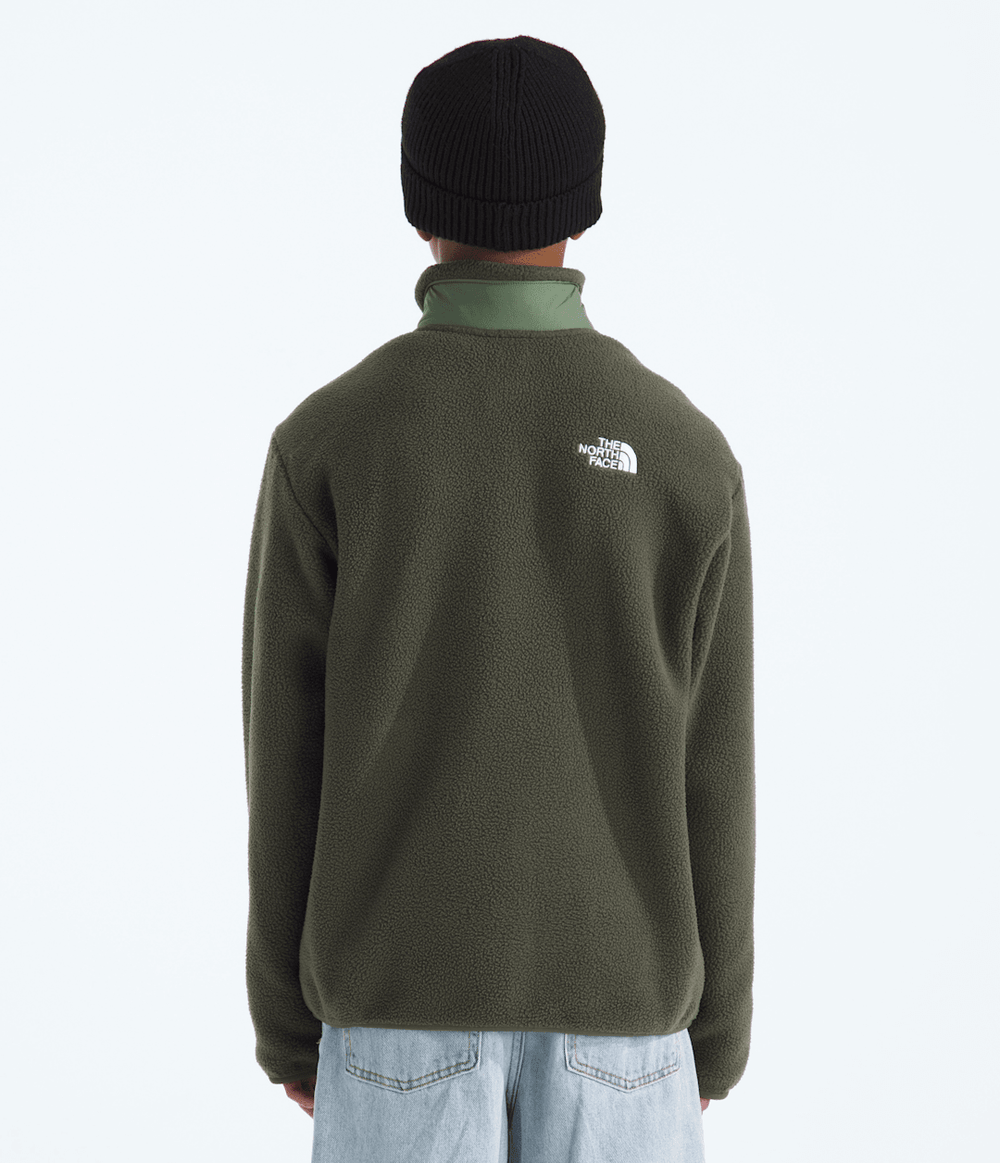 Boys’ Yumiori Full-Zip Jacket New Taupe Green/Bark Mist