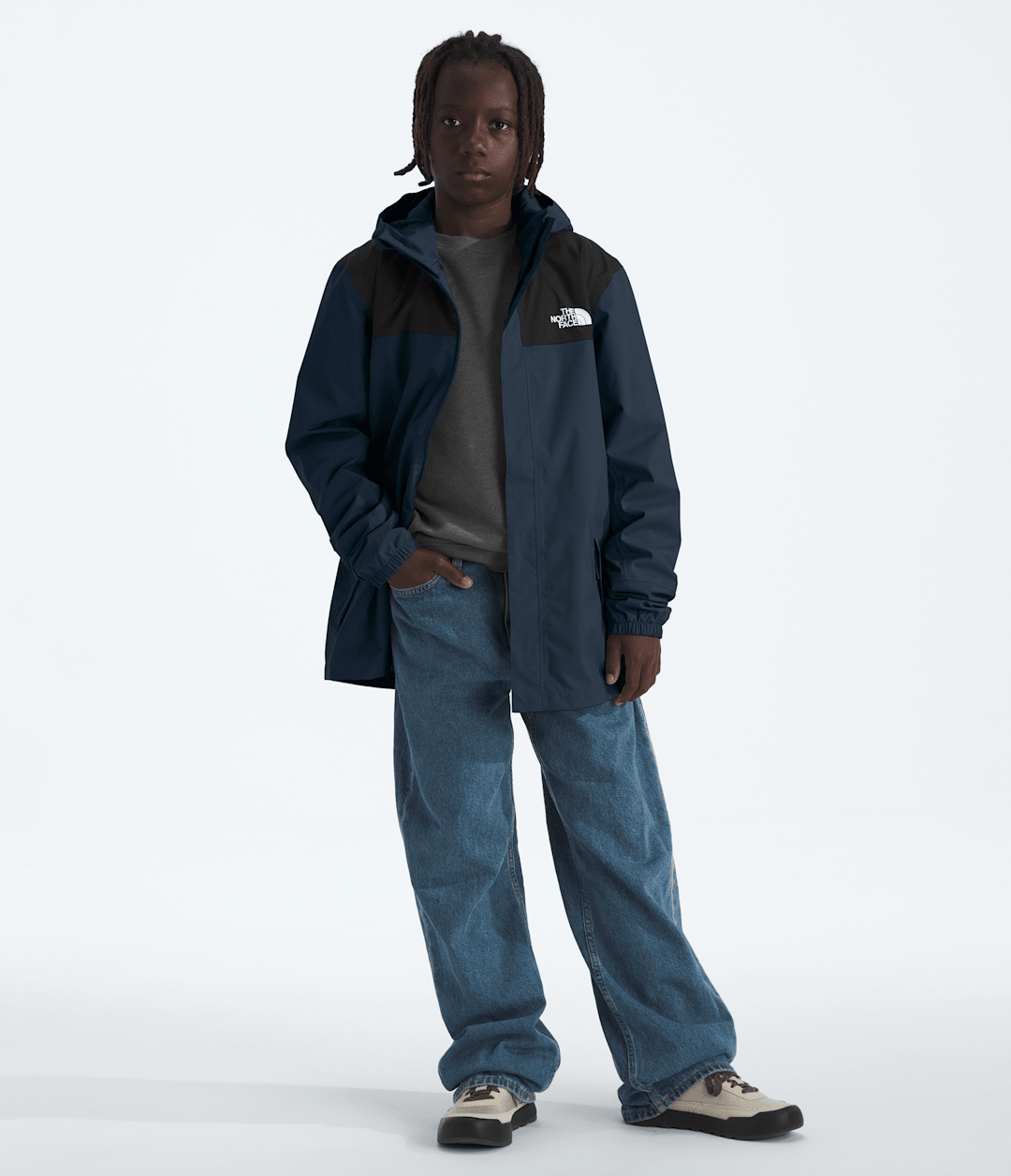Boys’ Antora Rain Jacket Summit Navy