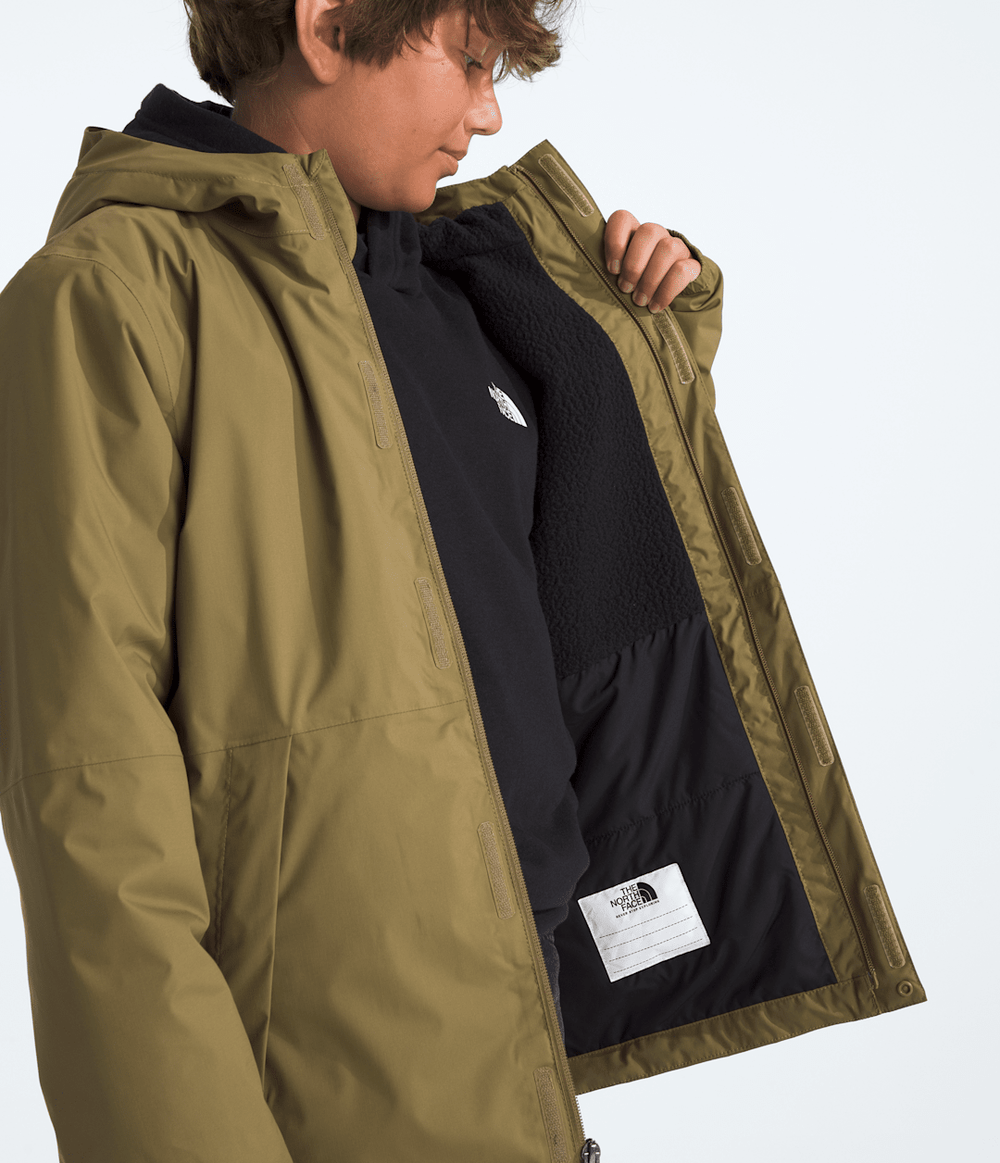 Boys’ Warm Antora Rain Jacket Cedar