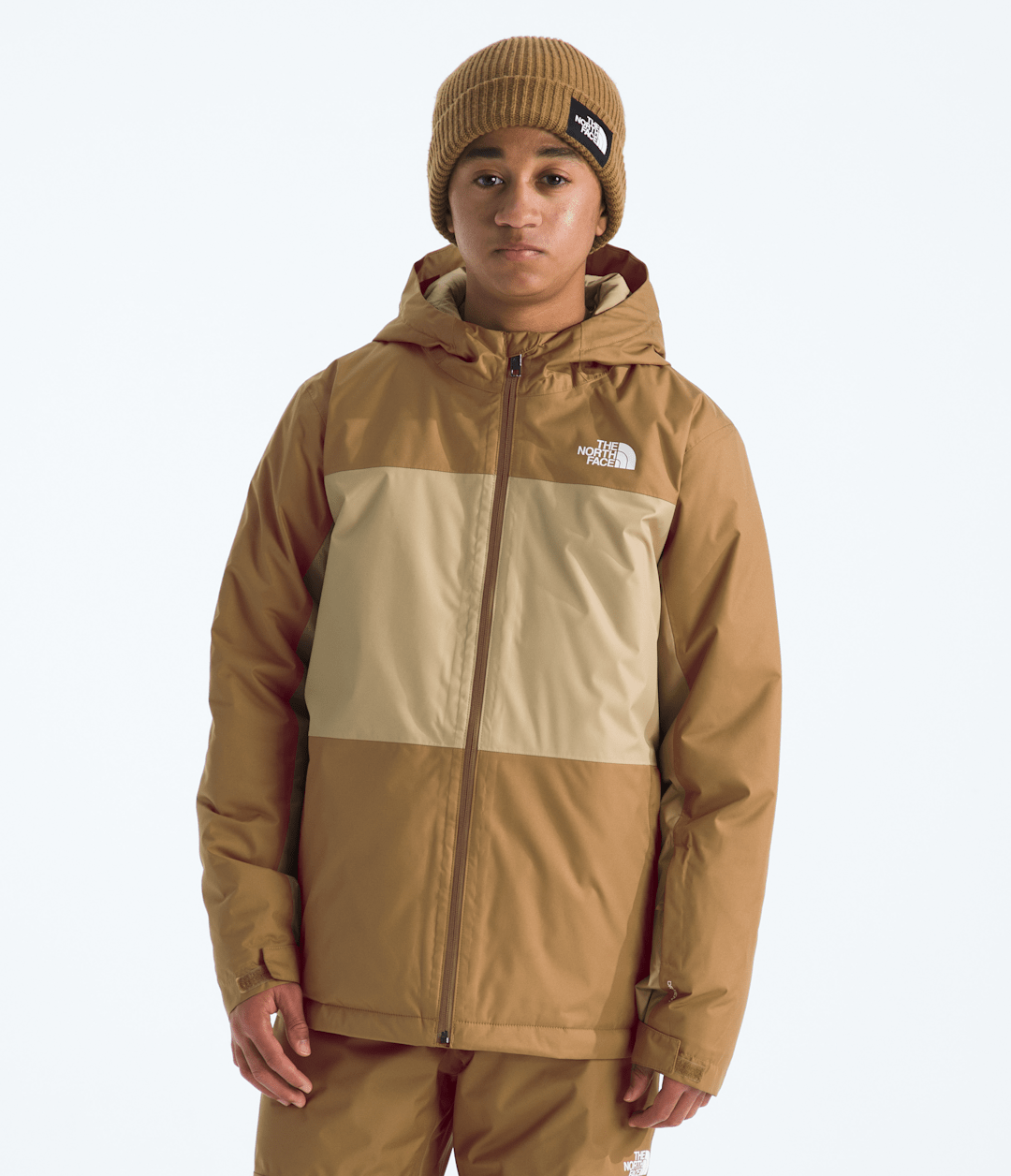 Boys’ Freedom Insulated Jacket Utility Brown/Khaki Stone