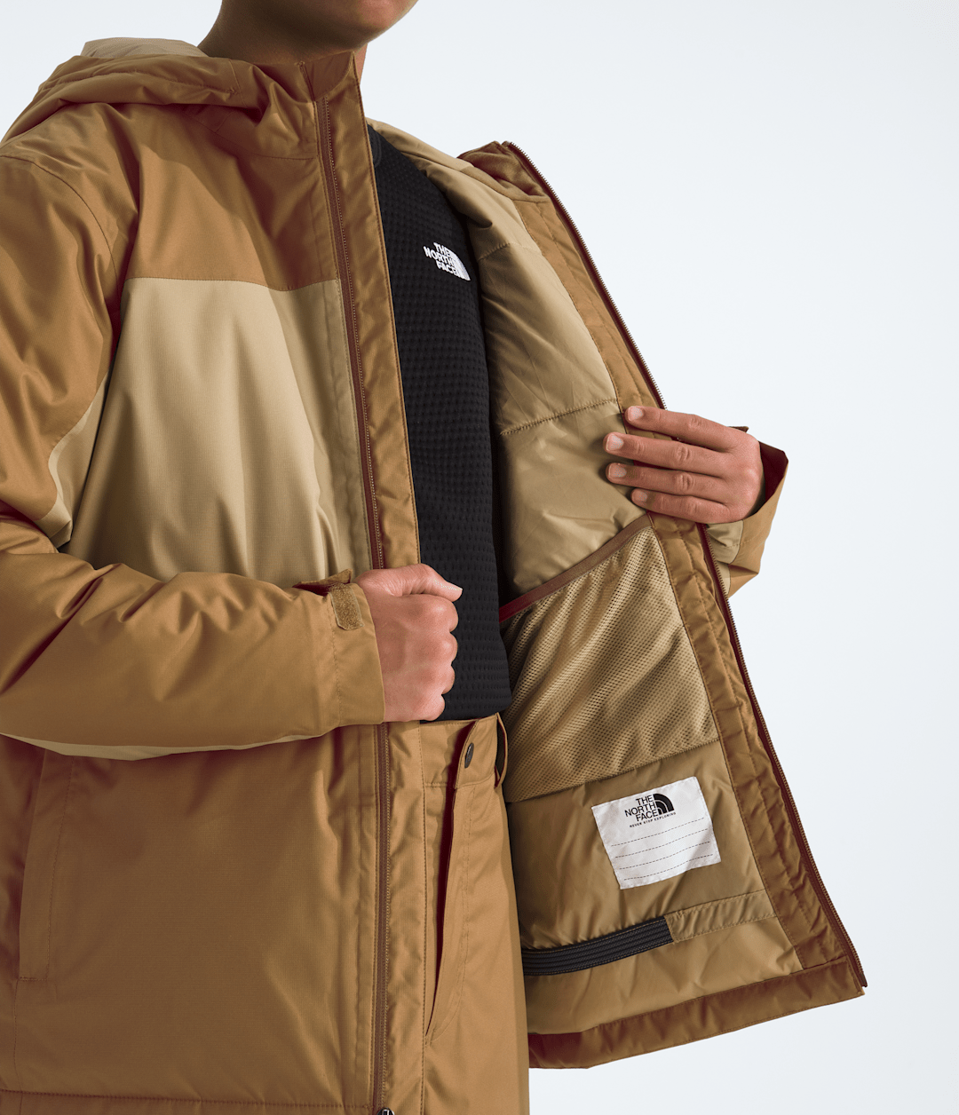 Boys’ Freedom Insulated Jacket Utility Brown/Khaki Stone