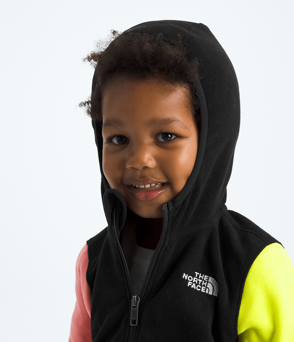 Kids’ Glacier Full-Zip Hoodie Tnf Black-Meridian Blue-Fizz Lime-Coral Crush