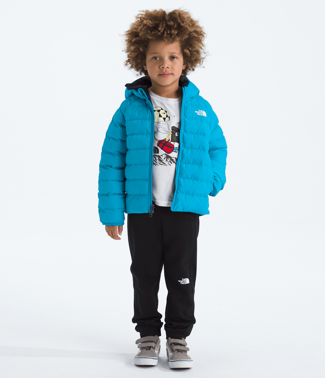 Kids’ Reversible Perrito Hooded Jacket Meridian Blue