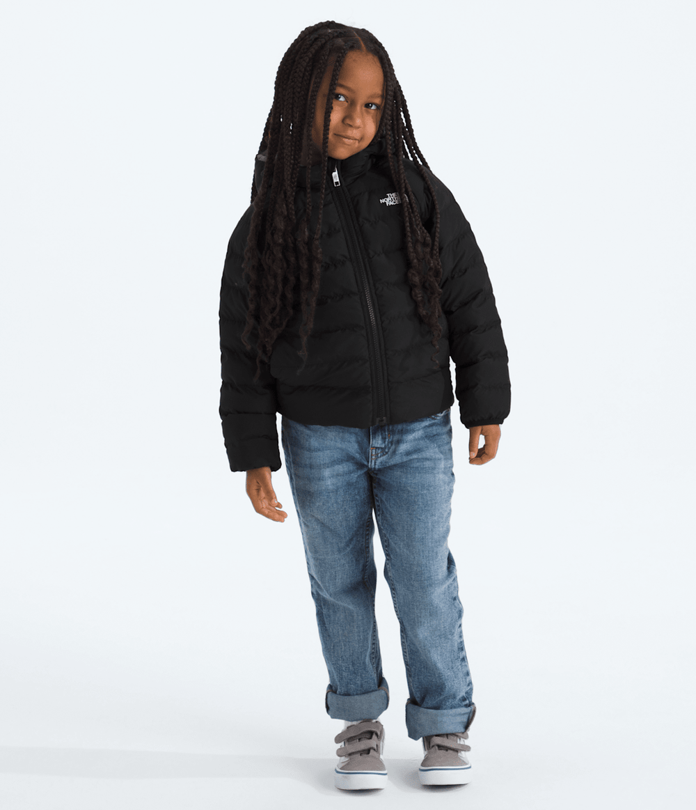 Kids’ Reversible Perrito Hooded Jacket TNF Black/Smoked Pearl