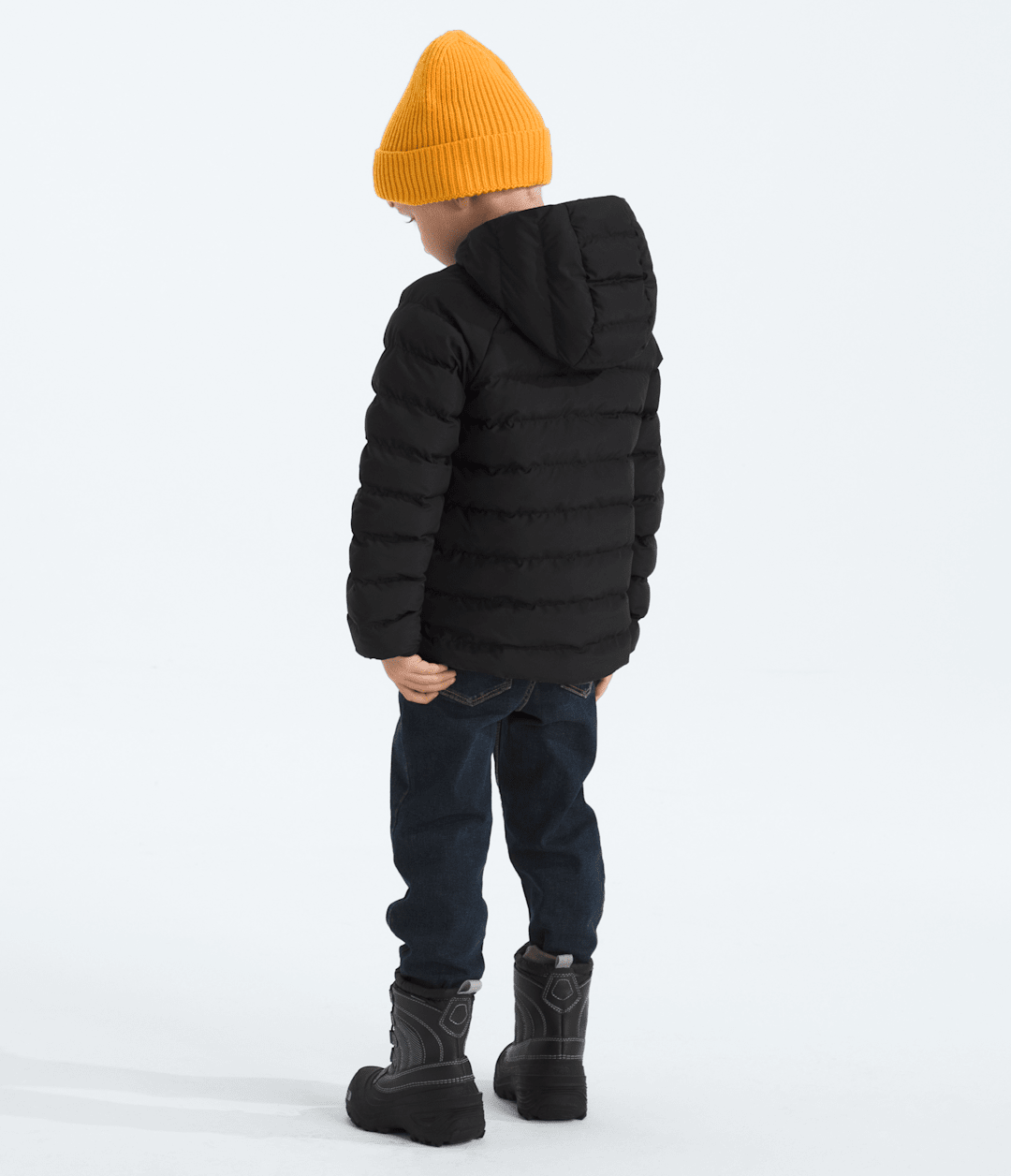 Kids’ Reversible Perrito Hooded Jacket TNF Black/Smoked Pearl