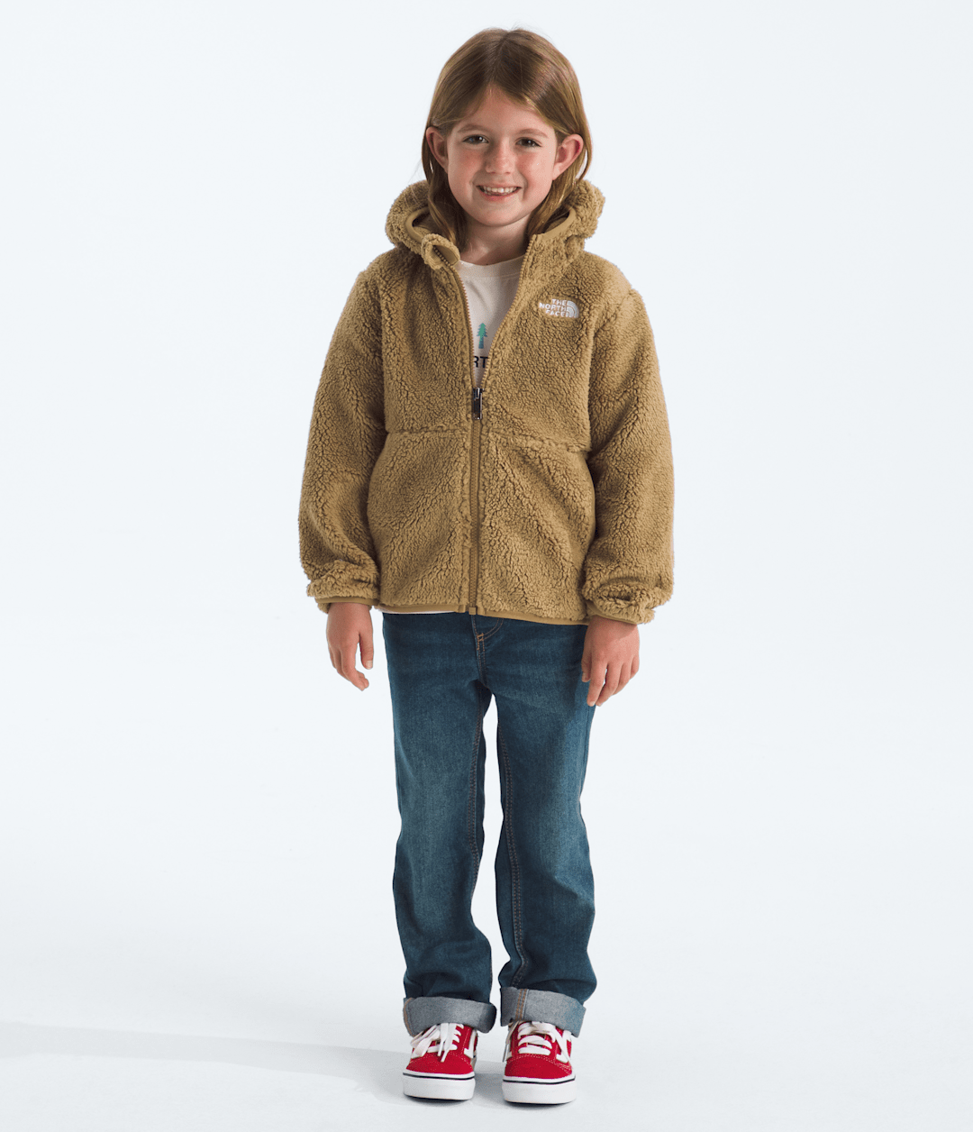 Kids’ Campshire Full-Zip Hoodie Teddy Brown