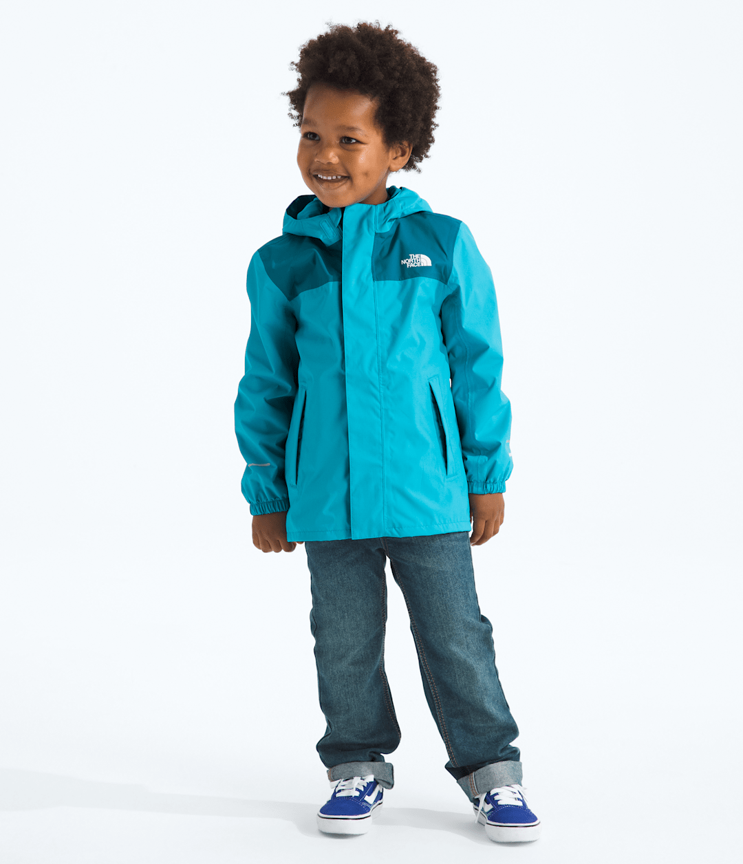 Kids’ Antora Rain Jacket Meridian Blue/Dusk Blue