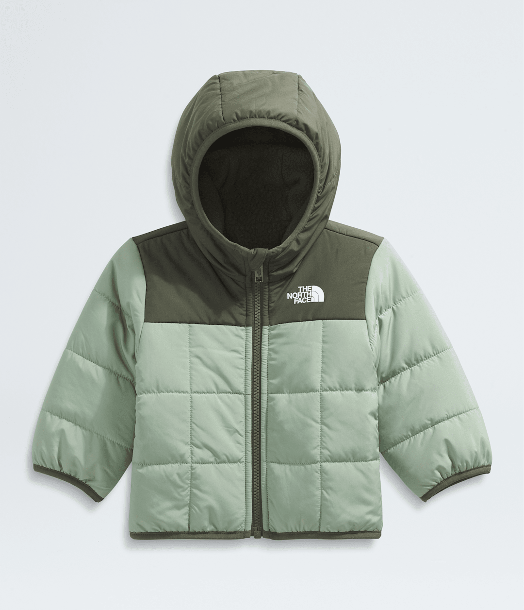 Baby Boys’ Reversible Shasta Full-Zip Hooded Jacket Slate Moss/New Taupe Green