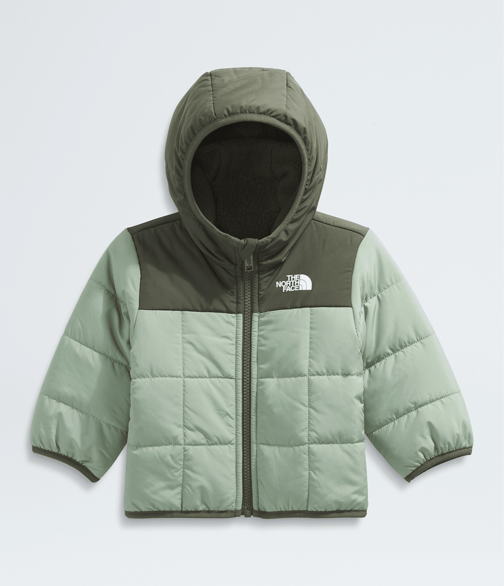 Baby Boys’ Reversible Shasta Full-Zip Hooded Jacket Slate Moss/New Taupe Green