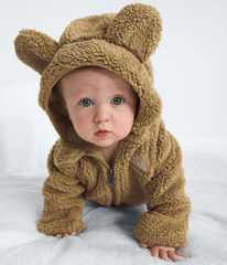 Baby Campshire Full-Zip Hoodie Teddy Brown