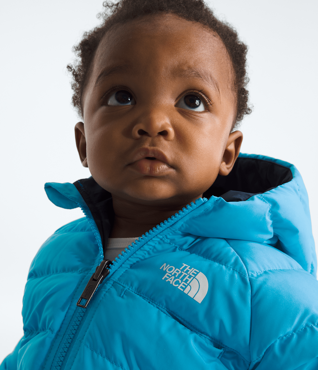 Baby Reversible Perrito Hooded Jacket Meridian Blue