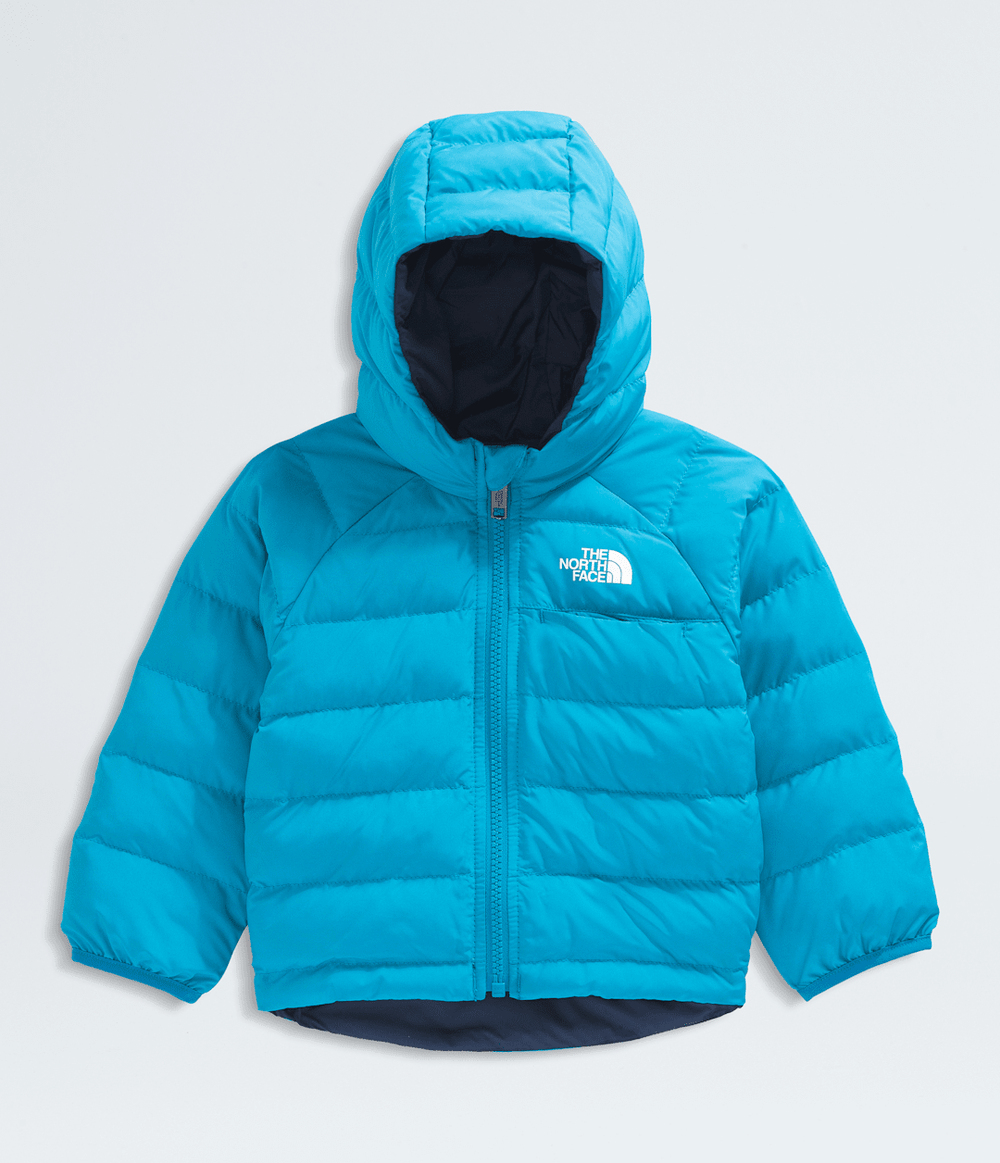 Baby Reversible Perrito Hooded Jacket Meridian Blue