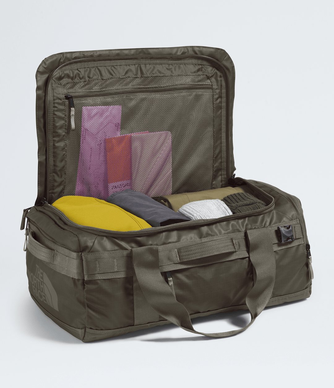 Base Camp Voyager Duffel—42L New Taupe Green/TNF Black