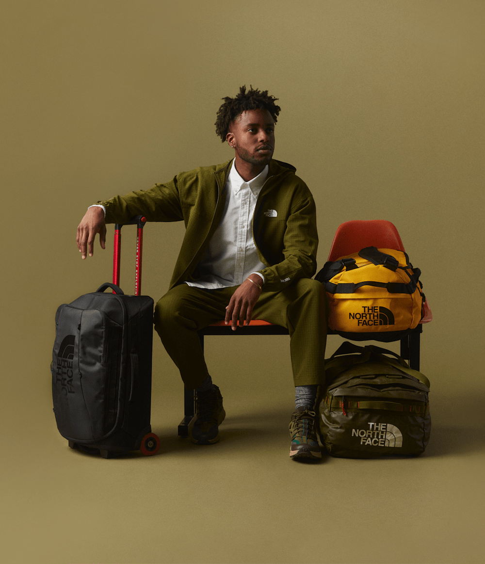 Base Camp Voyager Duffel—42L New Taupe Green/TNF Black