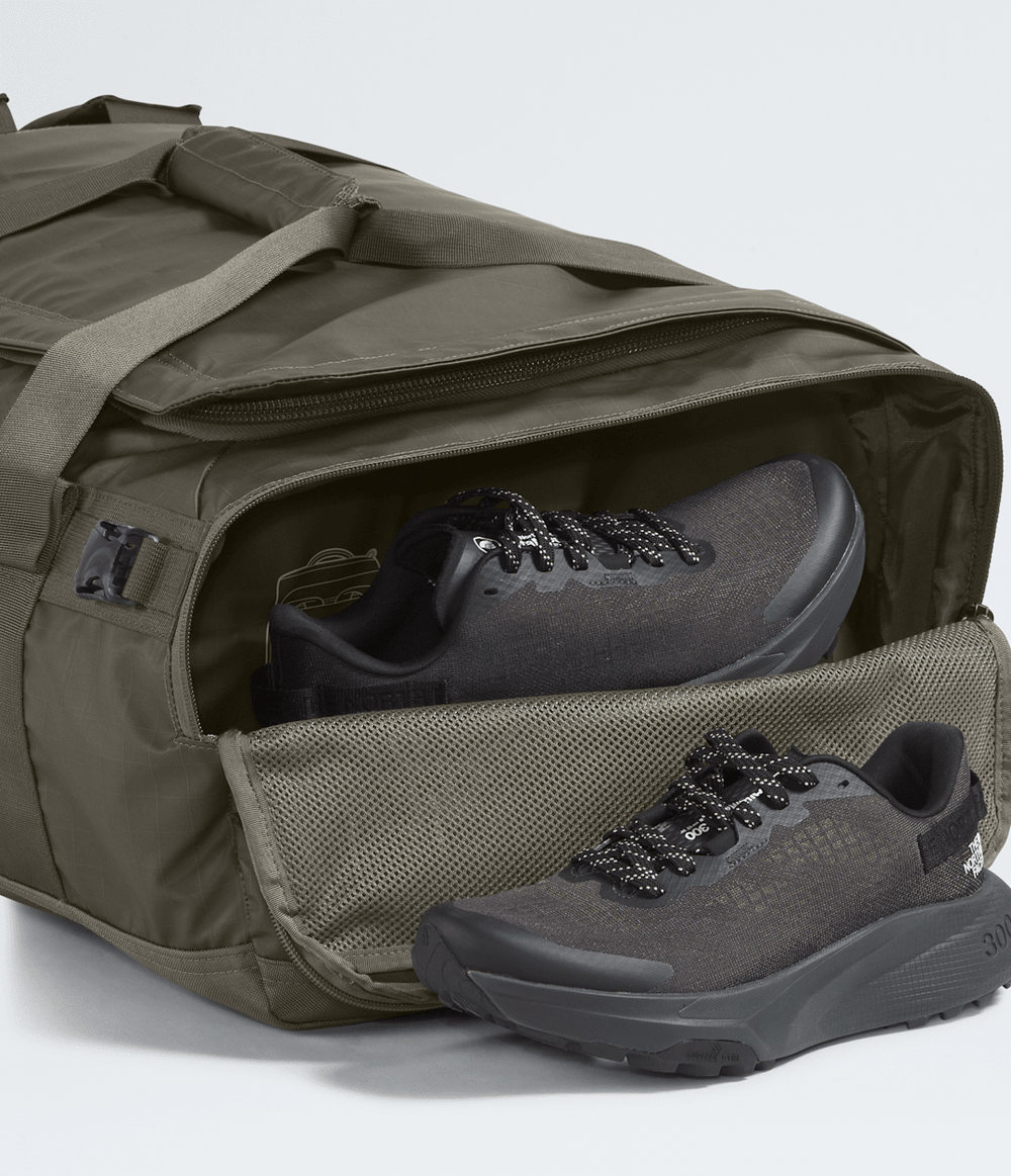 Base Camp Voyager Duffel—62L New Taupe Green/TNF Black