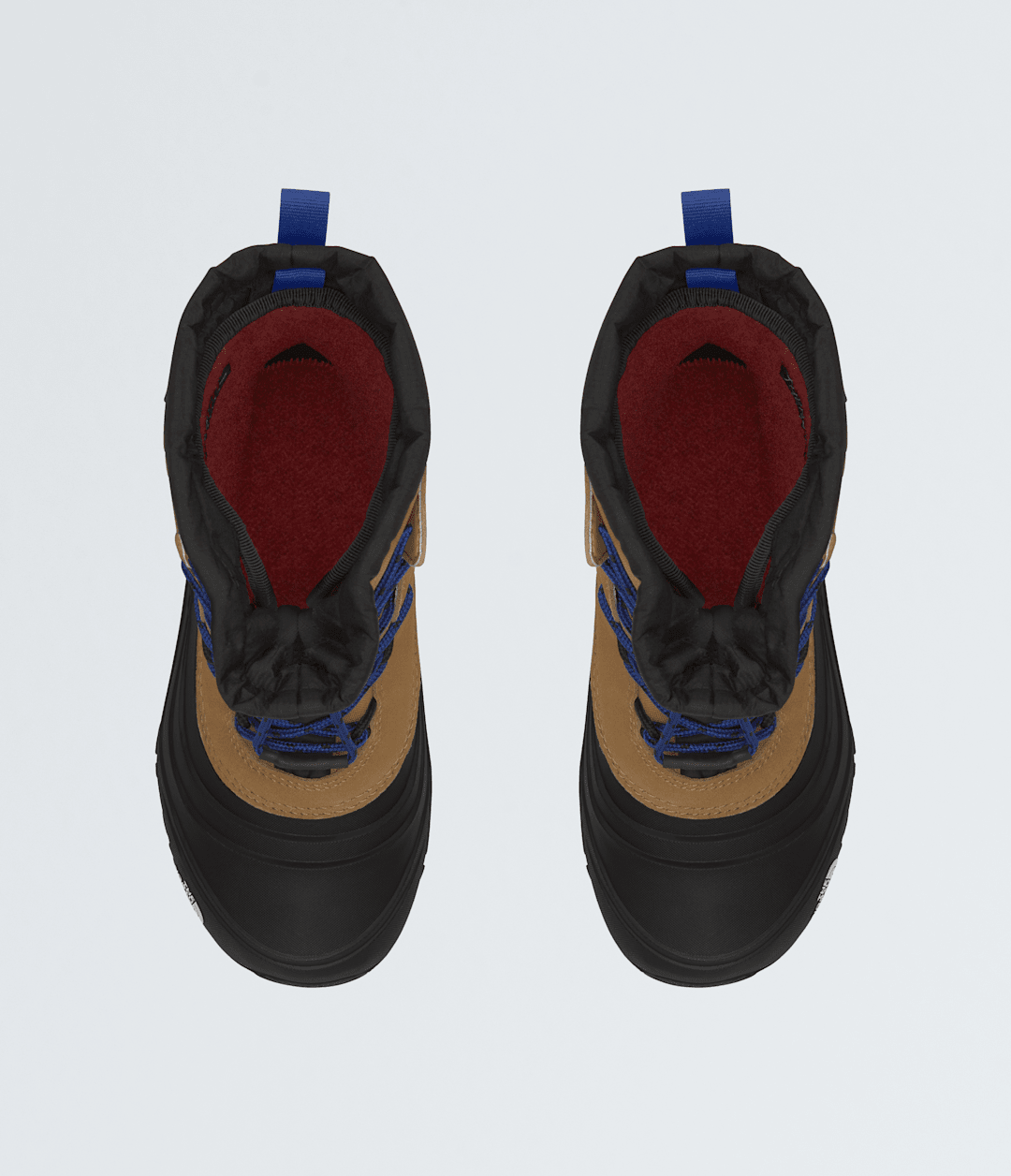 Youth Alpenglow V Waterproof Boots Utility Brown/TNF Blue