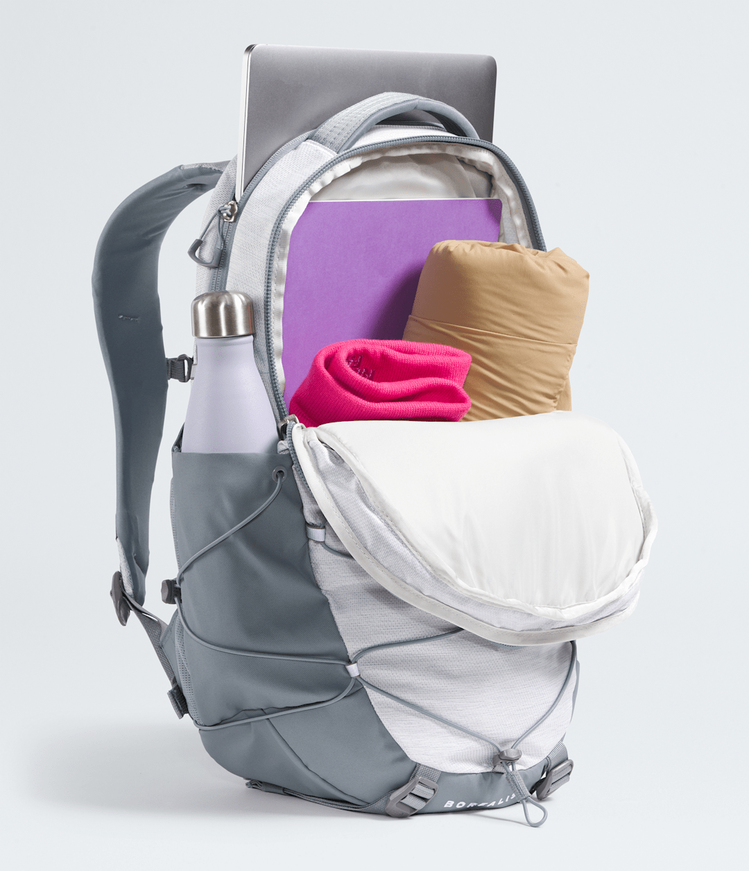 Women’s Borealis Backpack TNF White Metallic Melange/Mid Grey
