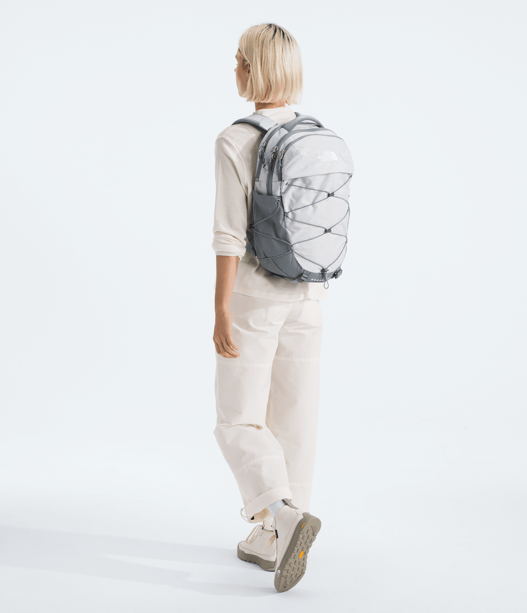 Women’s Borealis Backpack TNF White Metallic Melange/Mid Grey