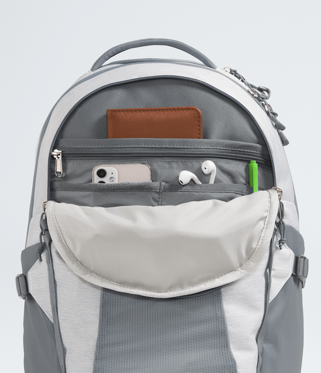 Women’s Recon Backpack TNF White Metallic Melange/Mid Grey