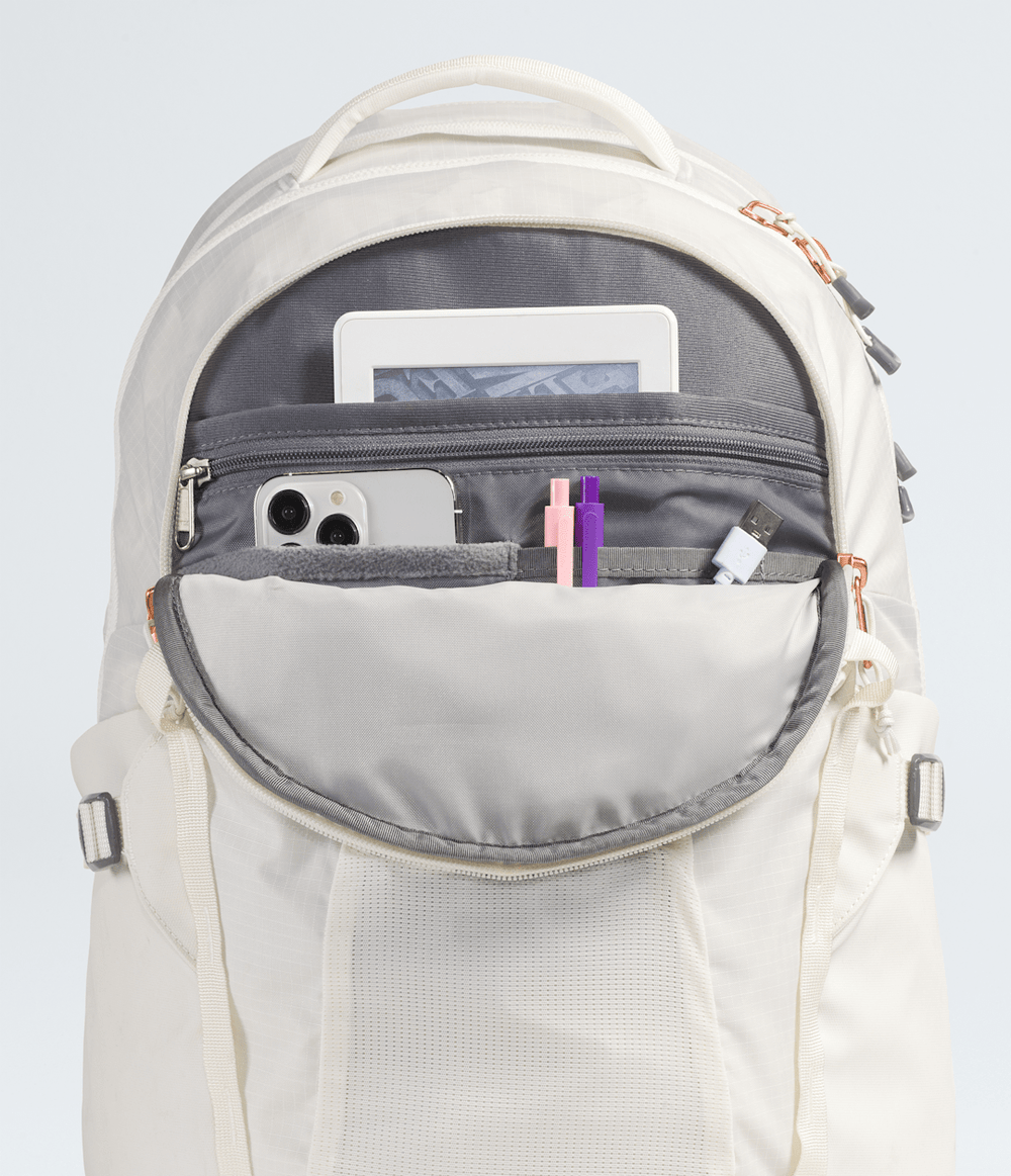 Women’s Recon Luxe Backpack White Dune/Burnt Coral Metallic