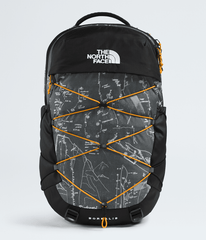 Borealis Backpack Anthracite Grey Conrad Topos Print-Summit Gold