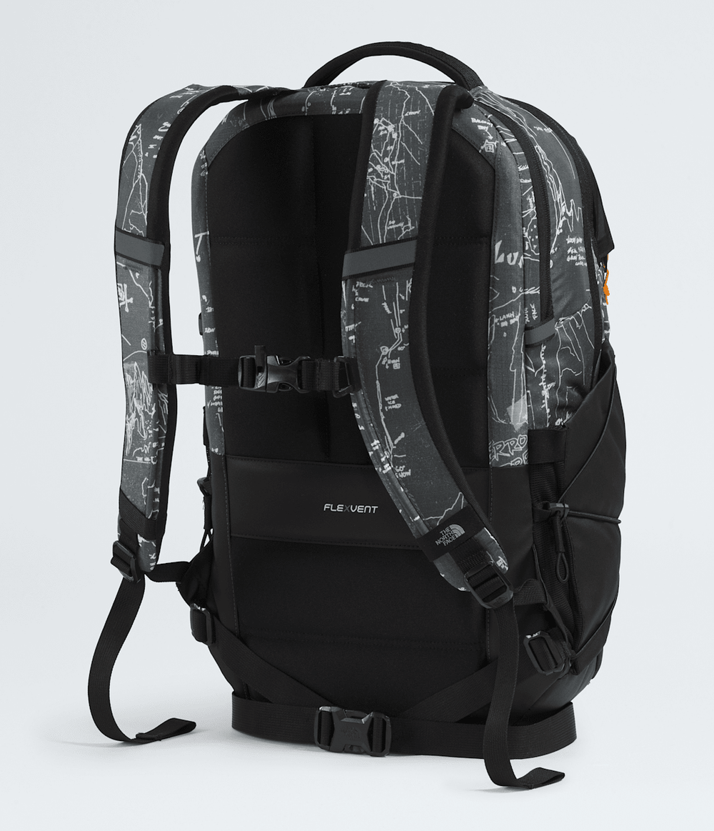 Borealis Backpack Anthracite Grey Conrad Topos Print-Summit Gold