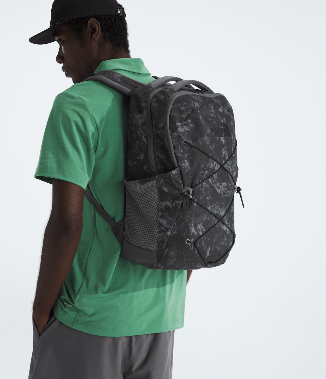 Jester Backpack Tnf Black Chalk Texture Print-Smoked Pearl