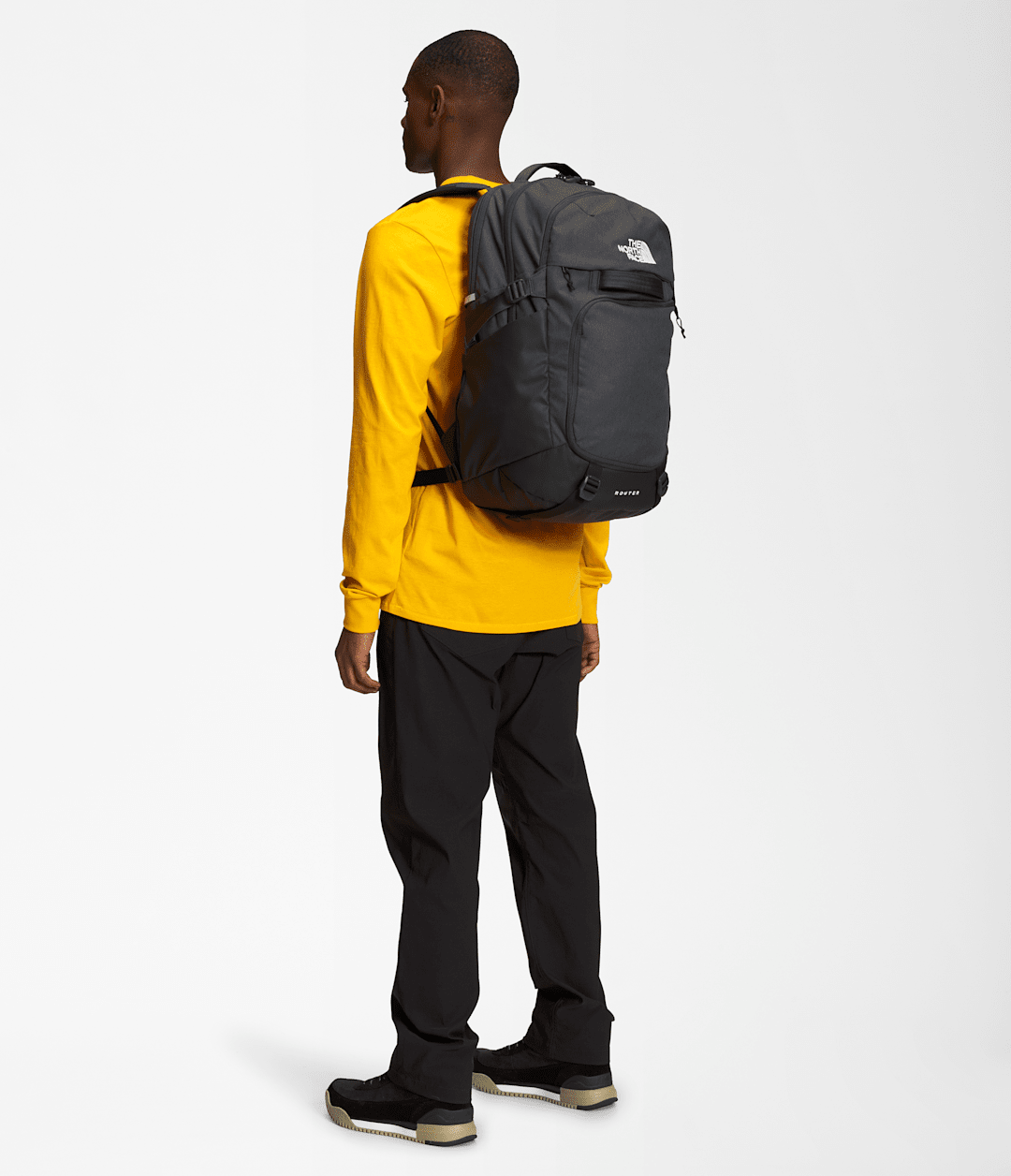Router Backpack Asphalt Grey Light Heather/TNF Black