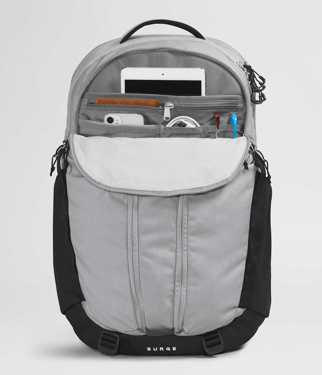 Surge Backpack Meld Grey Dark Heather/TNF Black
