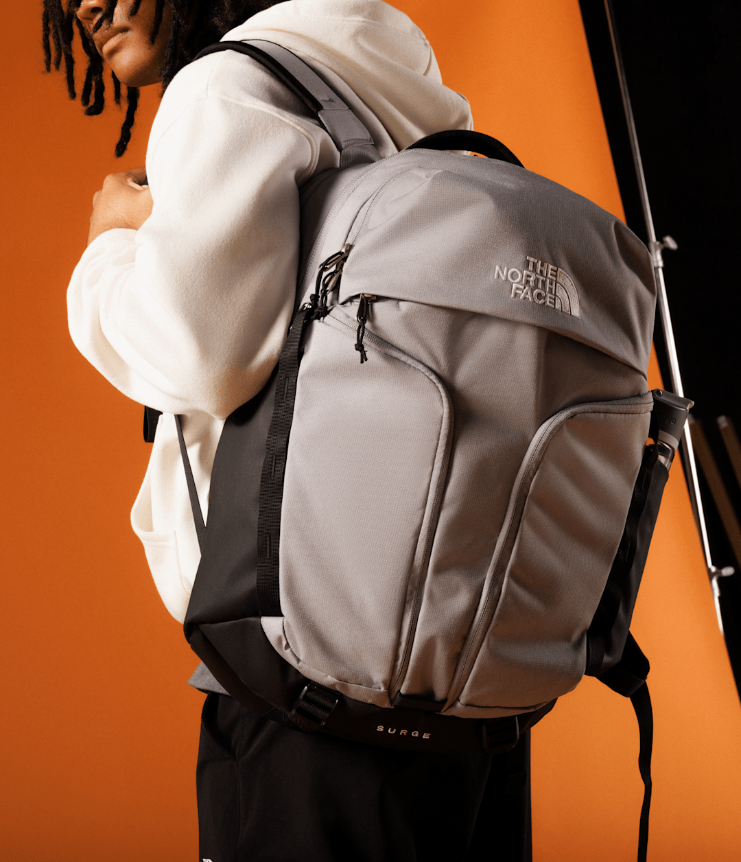 Surge Backpack Meld Grey Dark Heather/TNF Black