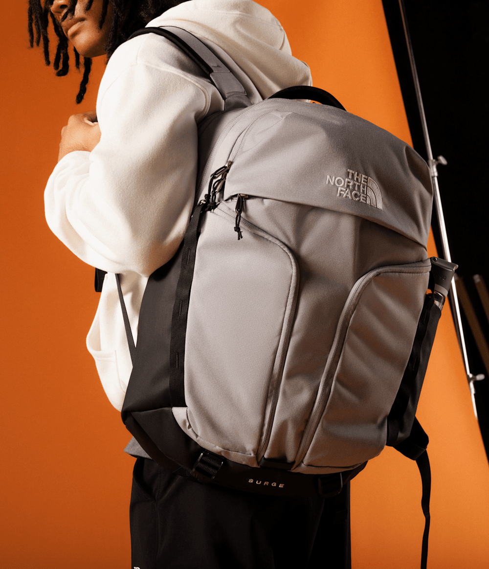 Surge Backpack Meld Grey Dark Heather/TNF Black