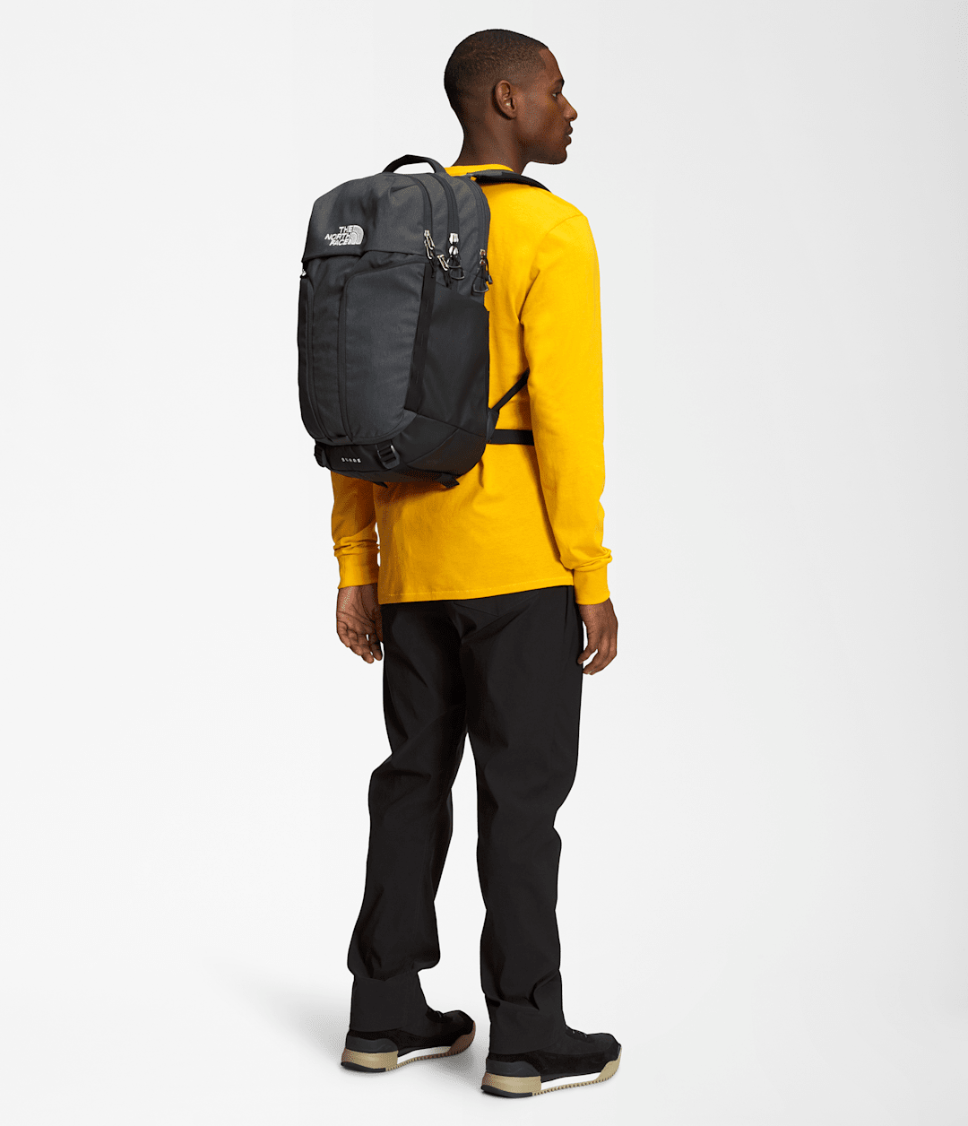 Surge Backpack Asphalt Grey Light Heather/TNF Black