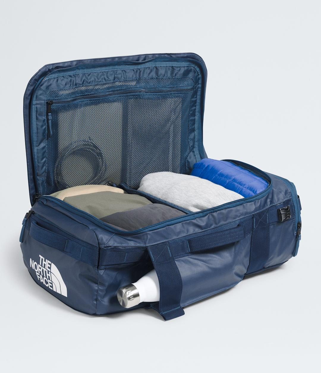 Base Camp Voyager Duffel—32L Shady Blue/Summit Navy