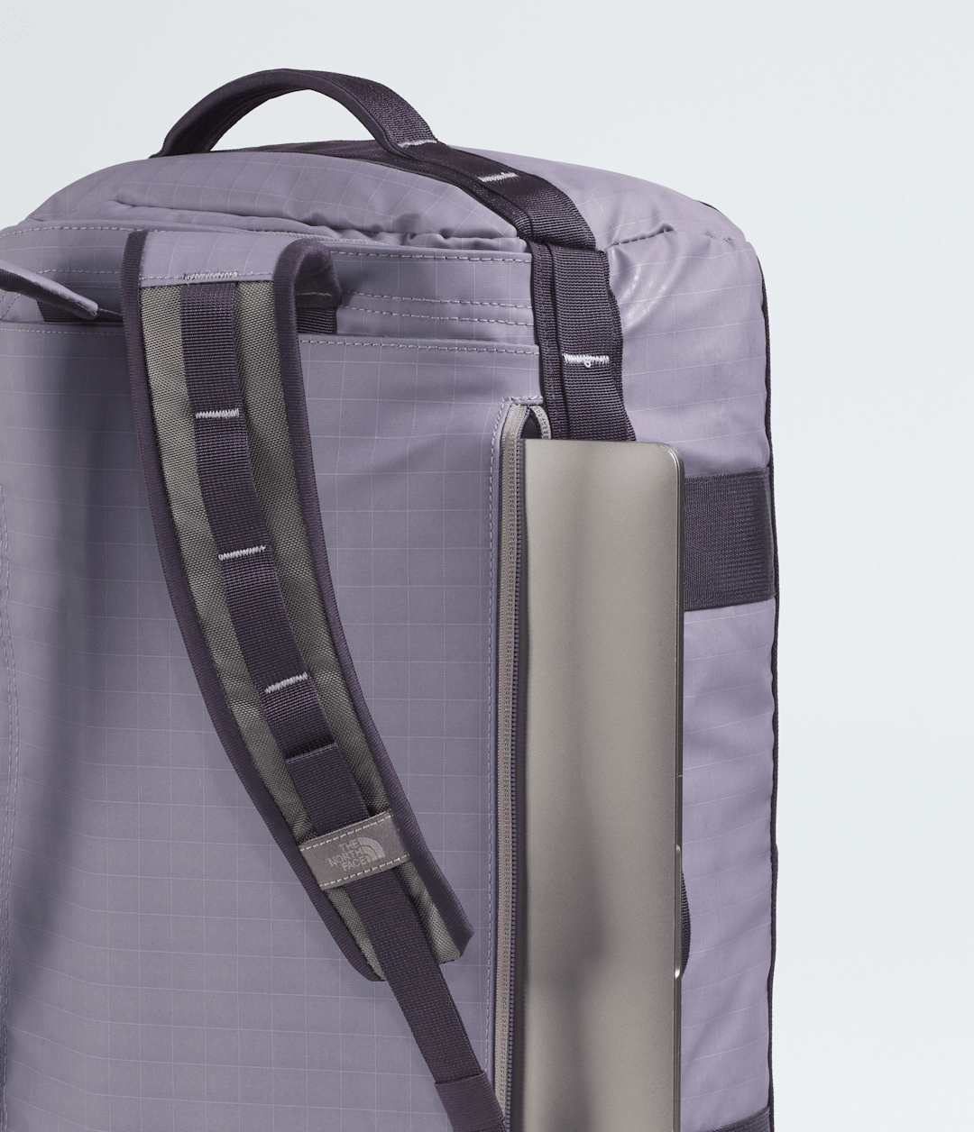 Base Camp Voyager Duffel—32L Transcendent Grey/Endless Dusk