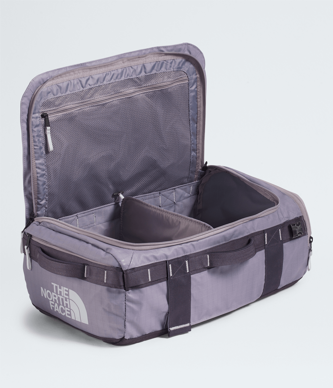 Base Camp Voyager Duffel—32L Transcendent Grey/Endless Dusk