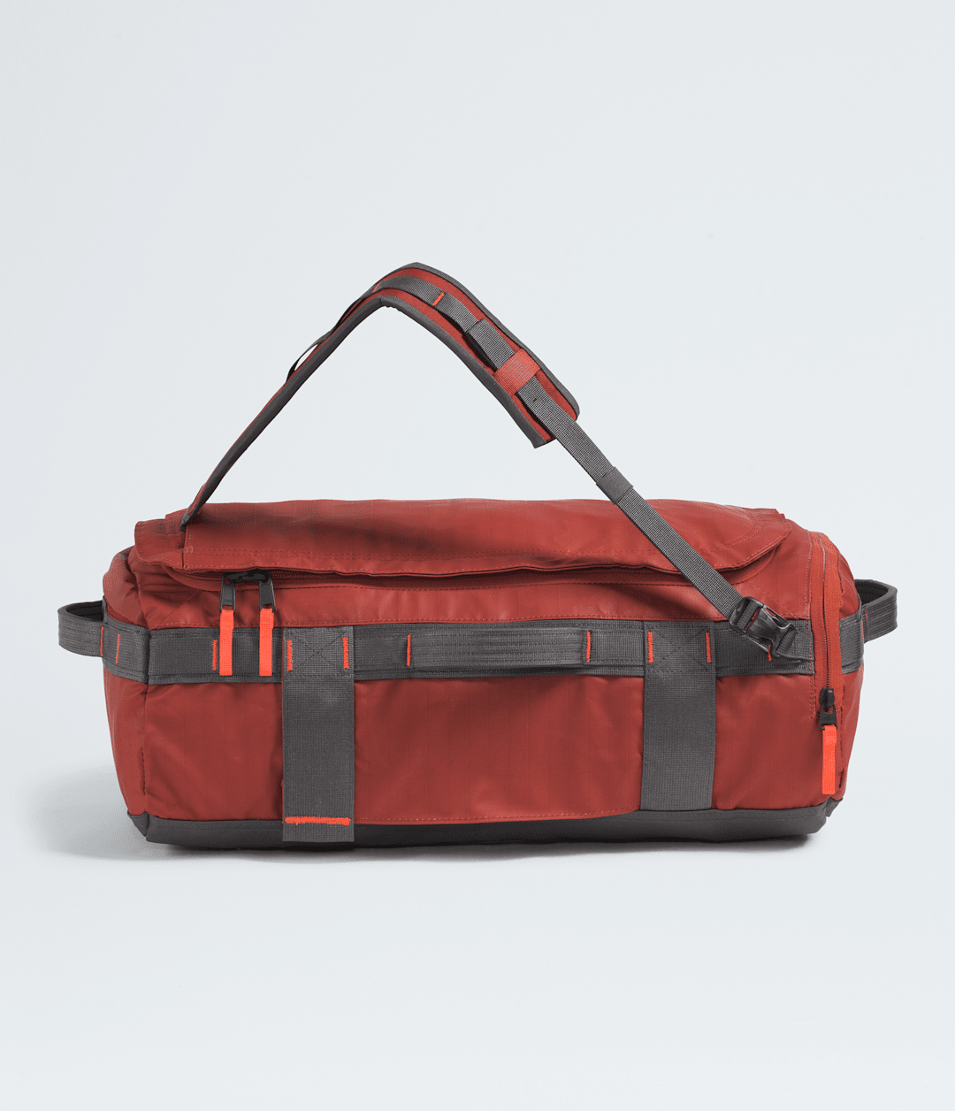 Base Camp Voyager Duffel—32L Iron Clay-Anthracite Grey-Lava Red