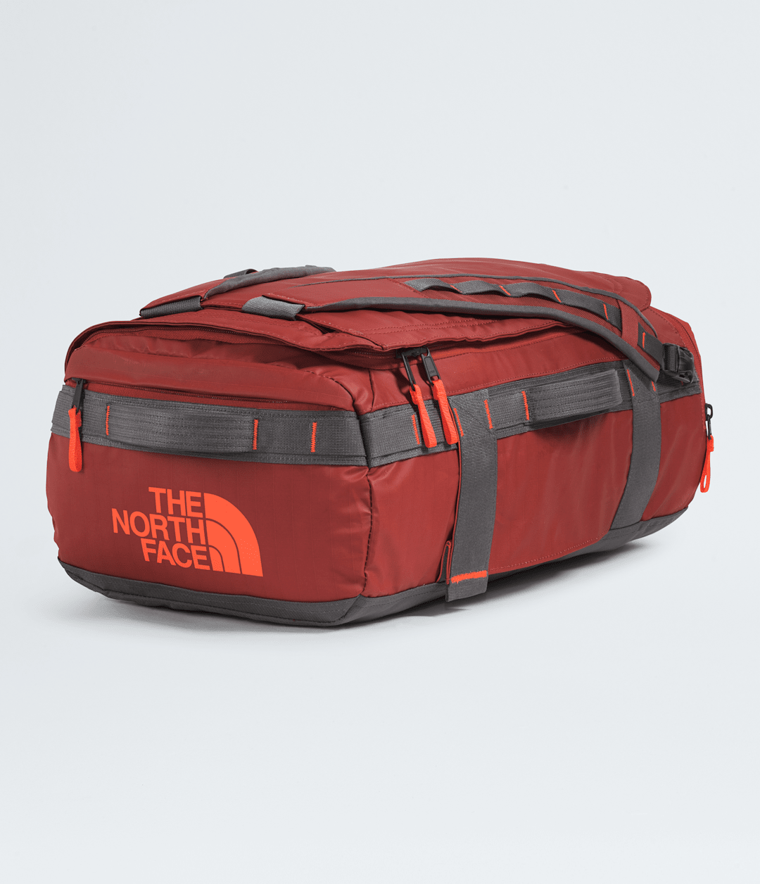 Base Camp Voyager Duffel—32L Iron Clay-Anthracite Grey-Lava Red