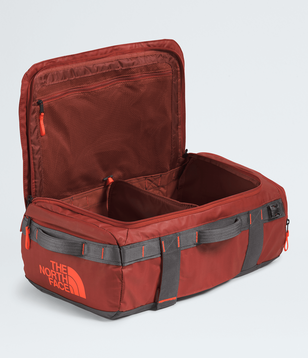 Base Camp Voyager Duffel—32L Iron Clay-Anthracite Grey-Lava Red