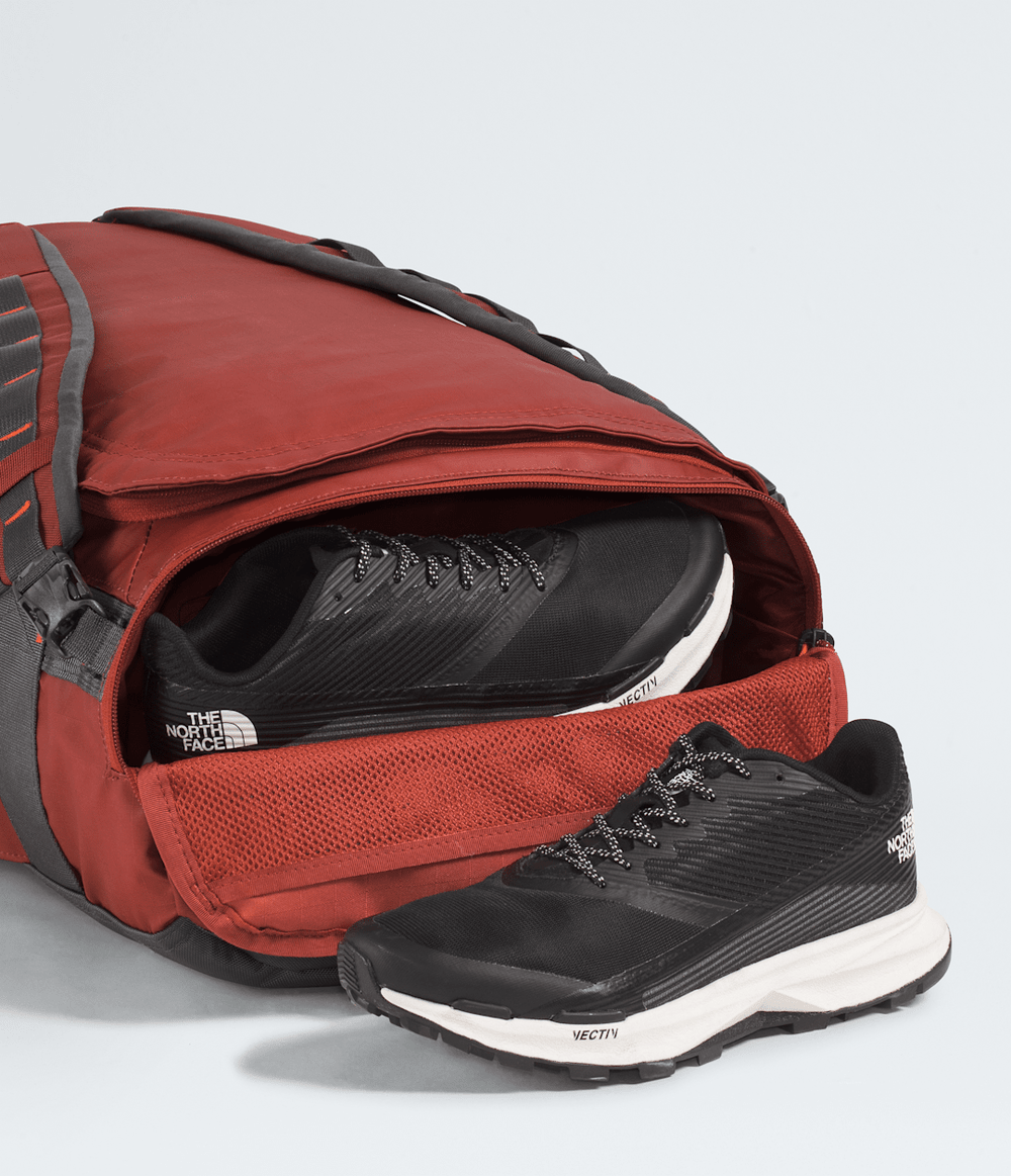 Base Camp Voyager Duffel—32L Iron Clay-Anthracite Grey-Lava Red