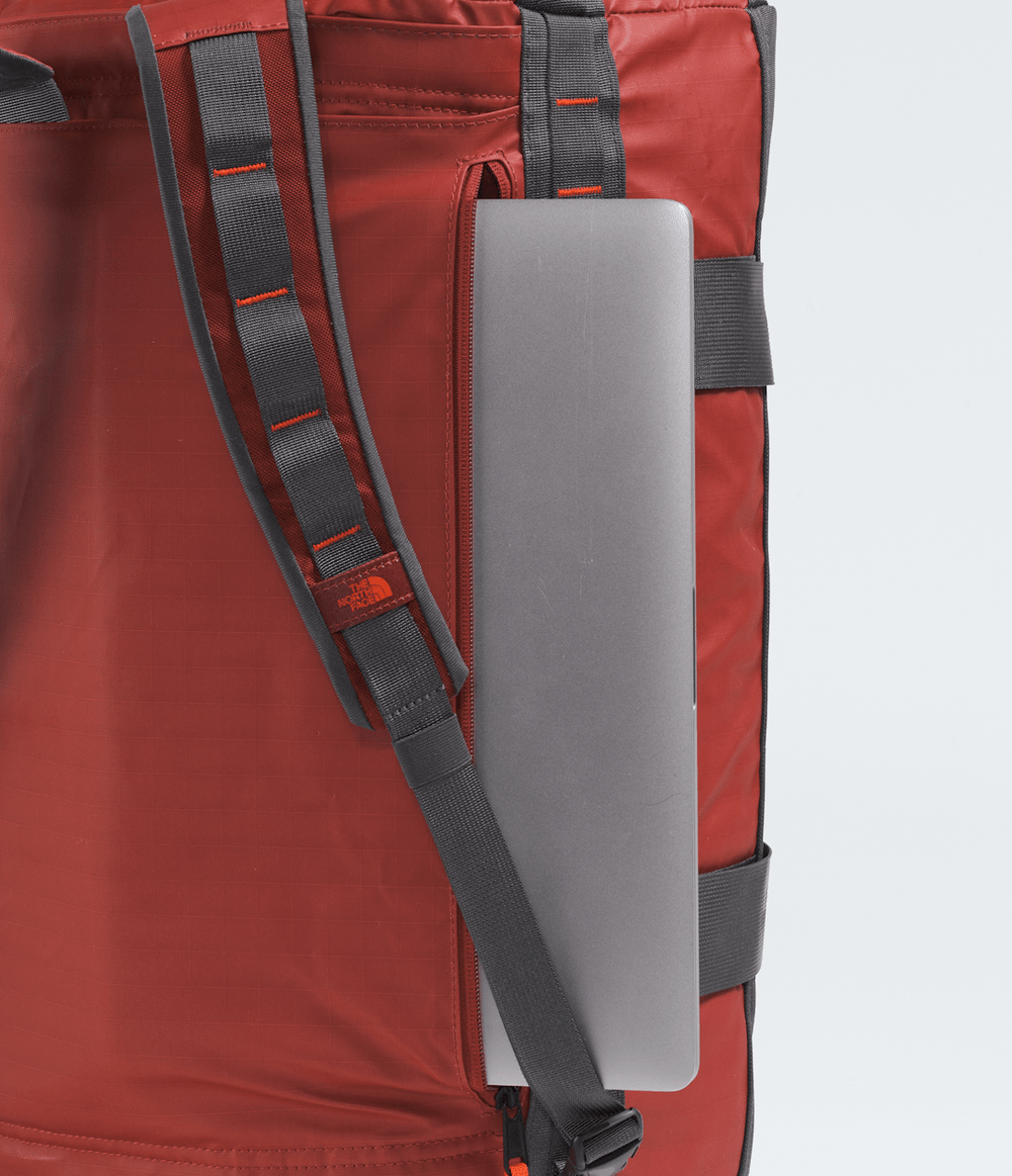 Base Camp Voyager Duffel—42L Iron Clay-Anthracite Grey-Lava Red