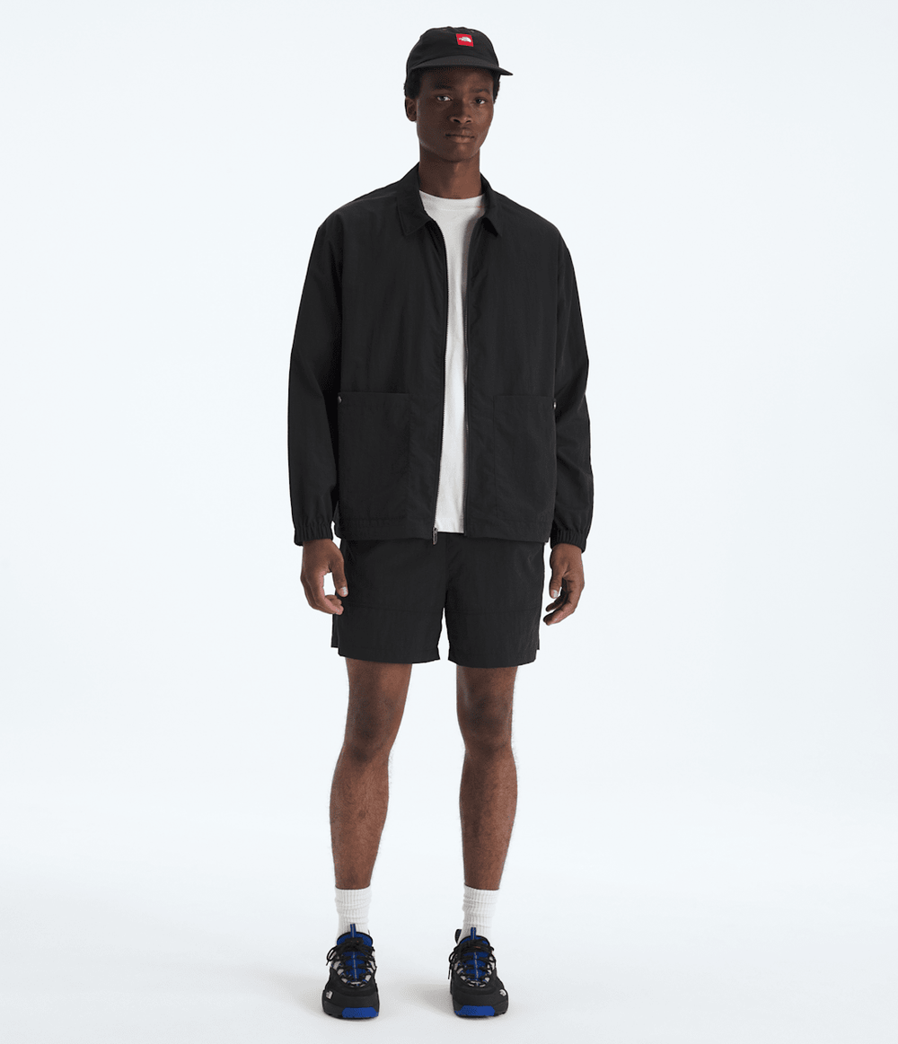 Men’s TNF™ Red Box Nylon Long-Sleeve Shirt TNF Black