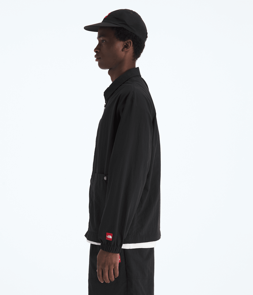 Men’s TNF™ Red Box Nylon Long-Sleeve Shirt TNF Black
